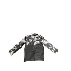 Under Armour 2019 Youth Black/White Camouflage Full Zip Jacket Size 4